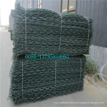 Principal Fabricação de PVC Revestido Gabion Box, PVC Gabion Basket